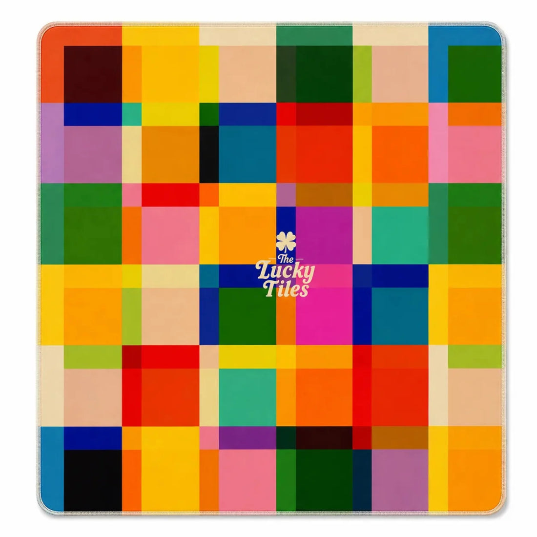 Colorful Plaid neoprene American Mahjong mat