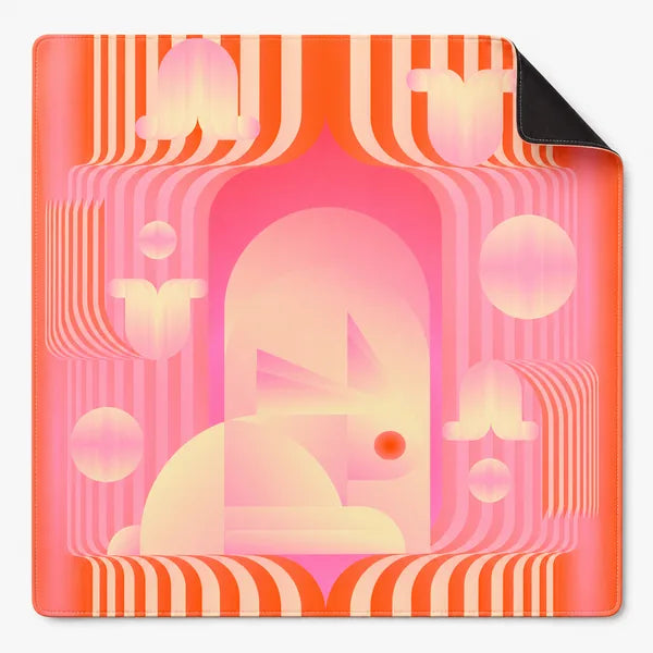 Lucky Bunny neoprene American Mahjong mat, product view 8