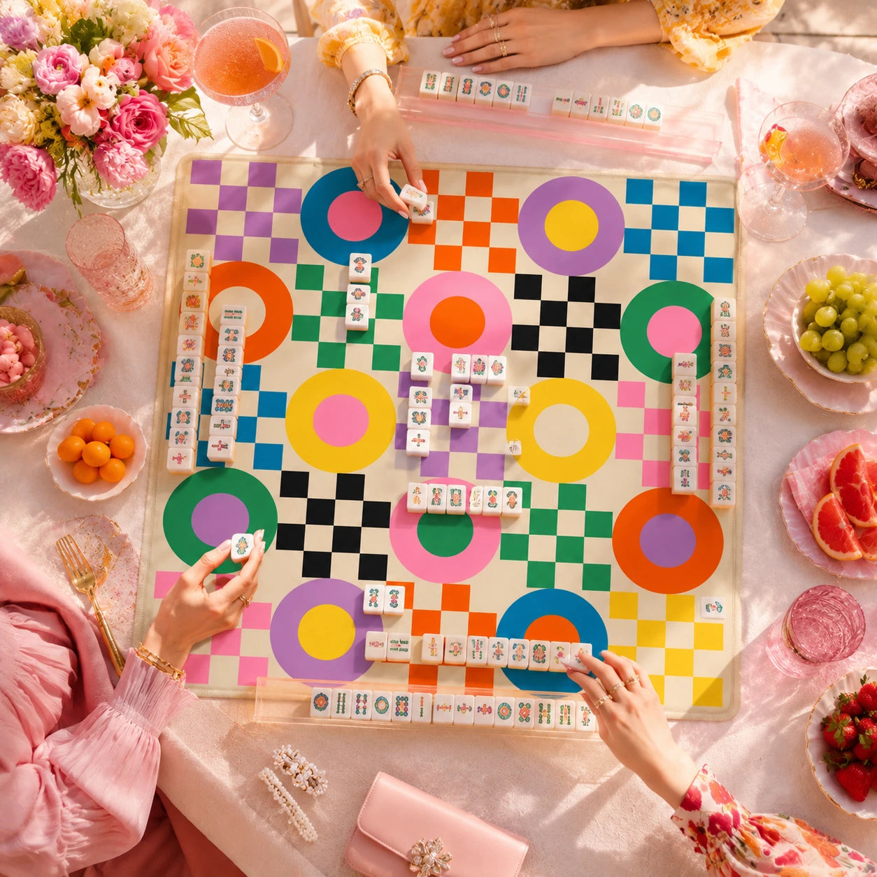 Colorful Checker & Chips