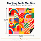 The Joy Club neoprene American Mahjong mat, product view 5