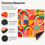 The Joy Club neoprene American Mahjong mat, product view 6