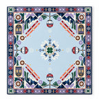 Alpine Ski Club American Mahjong mat full design by The Lucky Tiles