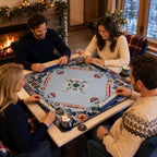 Alpine Ski Club American Mahjong mat product and lifestyle view 5