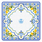 Amalfi Lemon American Mahjong mat full design by The Lucky Tiles