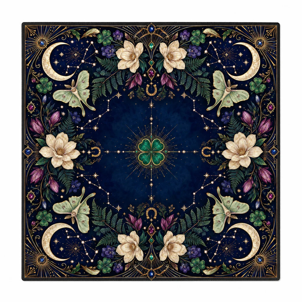 Celestial Butterfly American Mahjong mat full design by The Lucky Tiles