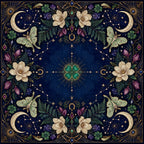 Celestial Butterfly American Mahjong mat product and lifestyle view 2