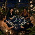 Celestial Butterfly American Mahjong mat product and lifestyle view 6