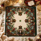 Classic Nutcracker American Mahjong mat full design by The Lucky Tiles