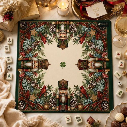 Classic Nutcracker American Mahjong mat full design by The Lucky Tiles
