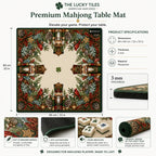 Classic Nutcracker American Mahjong mat product and lifestyle view 3