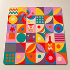 Cocktail Party American Mahjong mat product and lifestyle view 2