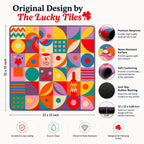 Cocktail Party American Mahjong mat product and lifestyle view 6