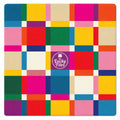 Color Block White American Mahjong mat full design by The Lucky Tiles