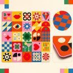 Color Your Game Night American Mahjong mat product and lifestyle view 5