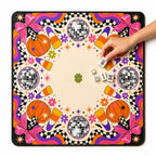 Disco Harvest American Mahjong mat full design by The Lucky Tiles