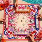 Disco Mahjong American Mahjong mat product and lifestyle view 4