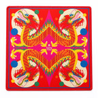 Dragon Dance — Pink American Mahjong mat full design by The Lucky Tiles