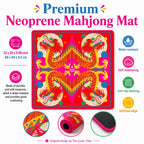 Dragon Dance — Pink American Mahjong mat product and lifestyle view 4