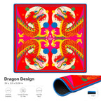 Dragon Dance — Red American Mahjong mat product and lifestyle view 5