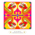 Dragon Dance — Sunshine American Mahjong mat full design by The Lucky Tiles