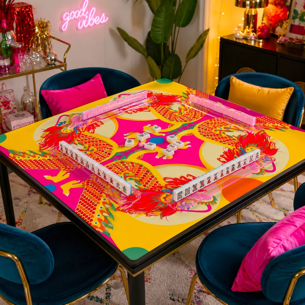 Dragon Dance — Sunshine American Mahjong mat product and lifestyle view 5