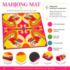 Dragon Dance — Sunshine American Mahjong mat product and lifestyle view 6