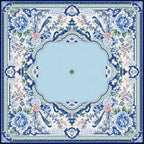 French Porcelain Birds American Mahjong mat product and lifestyle view 2