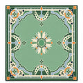 Garden Art Deco American Mahjong mat full design by The Lucky Tiles