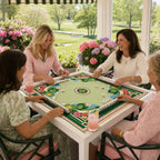 Garden Golf Club American Mahjong mat product and lifestyle view 3