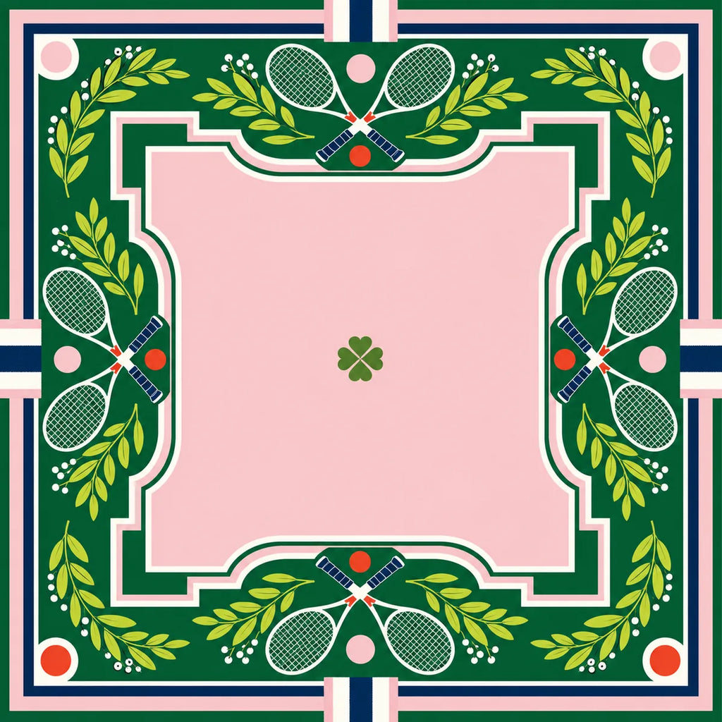 Garden Tennis Club American Mahjong mat product and lifestyle view 2
