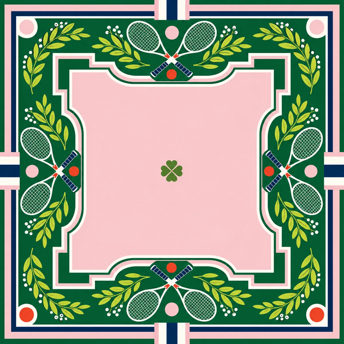 Garden Tennis Club American Mahjong mat product and lifestyle view 2