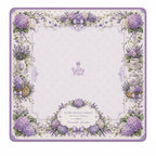 Hydrangea Garden — Lavender American Mahjong mat full design by The Lucky Tiles