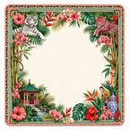 Jungle Garden American Mahjong mat full design by The Lucky Tiles