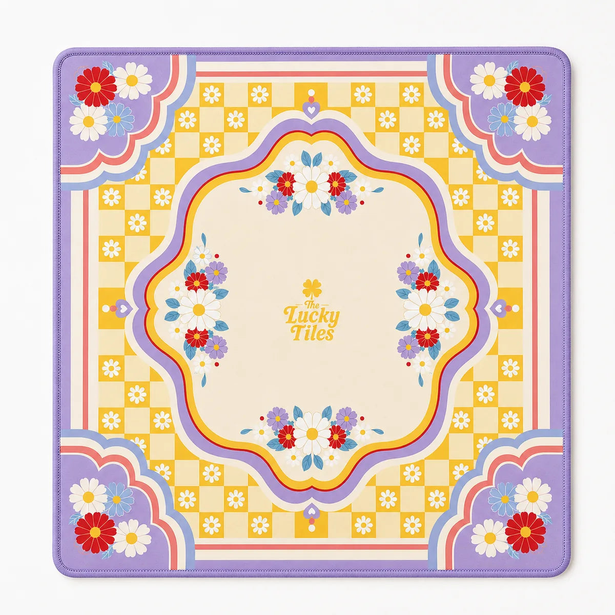 Kyoto Sunshine American Mahjong mat full design by The Lucky Tiles