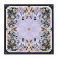 Lavender Ski Lodge American Mahjong mat full design by The Lucky Tiles