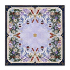 Lavender Ski Lodge American Mahjong mat full design by The Lucky Tiles