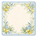 Lemon Bird Garden American Mahjong mat full design by The Lucky Tiles