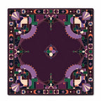 Midnight Birds American Mahjong mat full design by The Lucky Tiles