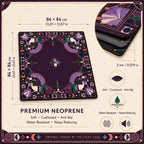Midnight Birds American Mahjong mat product and lifestyle view 6