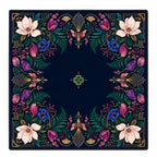 Midnight Botanica American Mahjong mat full design by The Lucky Tiles
