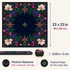 Midnight Botanica American Mahjong mat product and lifestyle view 4