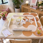 Mod Flower American Mahjong mat product and lifestyle view 2