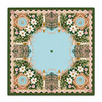 Mongolian Garden American Mahjong mat full design by The Lucky Tiles