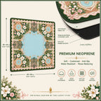 Mongolian Garden American Mahjong mat product and lifestyle view 6