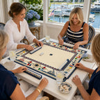 Nautical Regatta American Mahjong mat product and lifestyle view 3