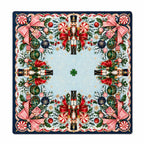 Navy Christmas Nutcracker neoprene American Mahjong mat, product view 5