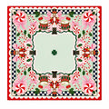Christmas Red Candy Nutcracker American Mahjong mat by The Lucky Tiles