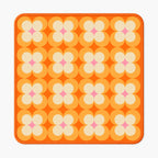 Orange Blossom American Mahjong mat full design by The Lucky Tiles