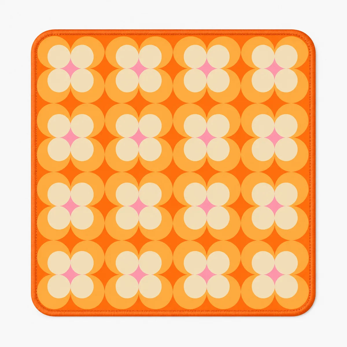 Orange Blossom American Mahjong mat full design by The Lucky Tiles