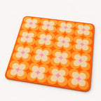 Orange Blossom American Mahjong mat product and lifestyle view 2